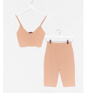 Biker short/cami set